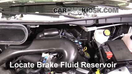 2016 Ford Transit-350 HD XLT 3.7L V6 FlexFuel Brake Fluid Check Fluid Level